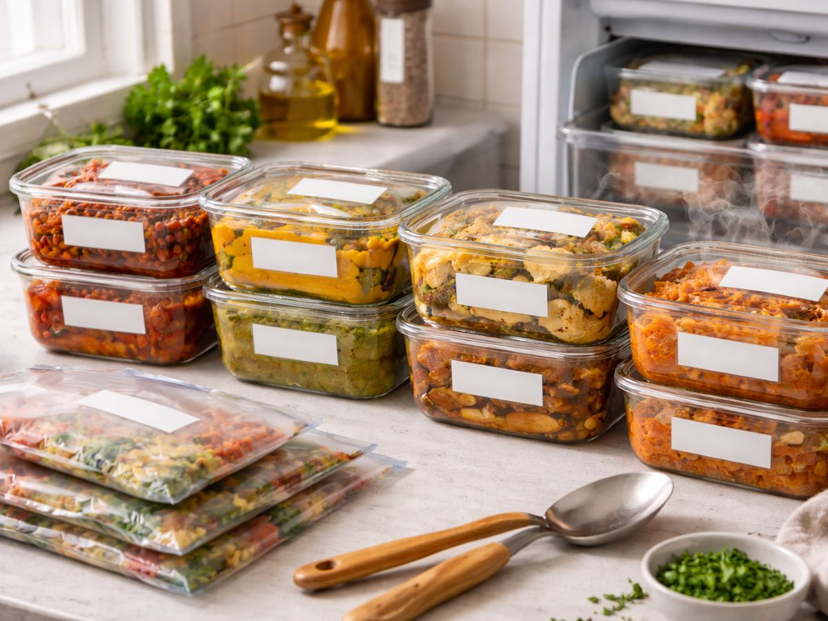 Batch Cooking Example Batch Cooking for Busy Weeks: 5 Big-Batch Meals to Freeze and Forget ...